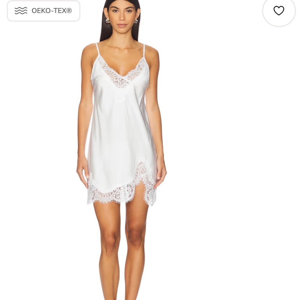 Sian Lace Slip - White